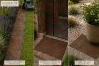PASSO DA GIARDINO IN LAMIERA RETT 60X25